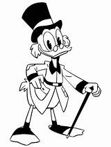 Ducktales Scrooge Mcduck Disneyclips Lena Gizmo Coloringhome Relacionadas sketch template