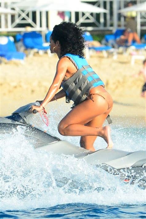 Rihanna In A Bikini 173 Photos From The Beach In Barbados Dec 2013