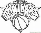 Coloring Knicks York Pages Nba Printable Sports Coloringpages101 Template Print Getcolorings Color sketch template