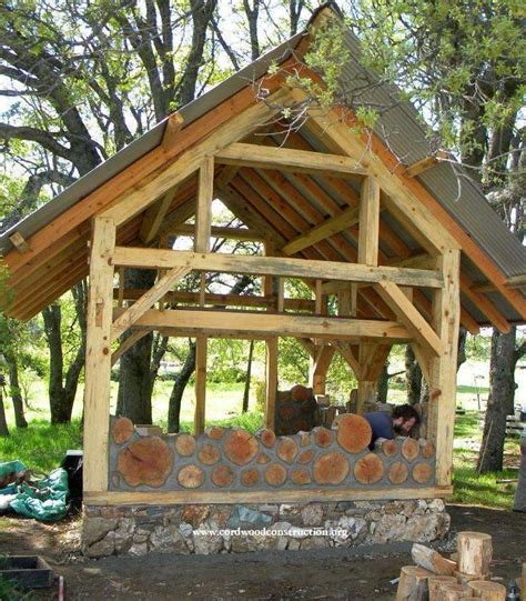 cordwood sheds  excellence cordwood homes timber
