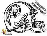 Helmets Redskins sketch template