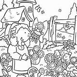 Flori Gradina Vesele Colorat Roça Primavara Print Colouring Desenho Planse Clopotel Gardens Coloringtop Desene Plansa Tudodesenhos Roca sketch template