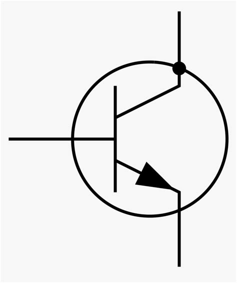 schematic symbol  npn transistor