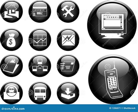 buttons stock illustration illustration  black diagram