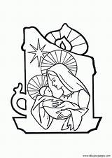 Jesus Nacimiento Nativity sketch template
