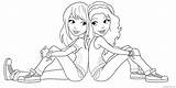 Lego Friends Coloring Pages Stephanie Emma sketch template
