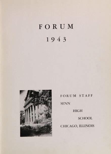 Explore 1943 Senn High School Yearbook Chicago Il Classmates