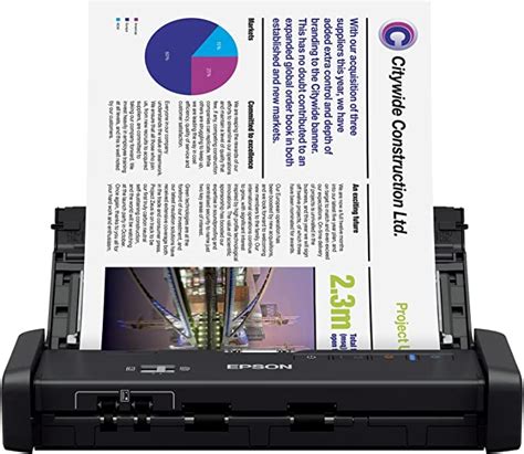 Epson Workforce Es 200 Escáner De Documentos Portátil A Color Con Adf