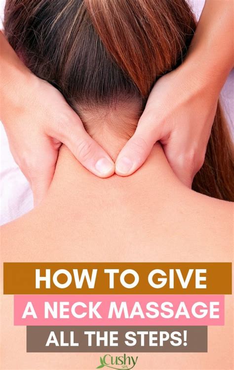 cómo dar un masaje de cuello con 11 pasos simples spa cómodo turner