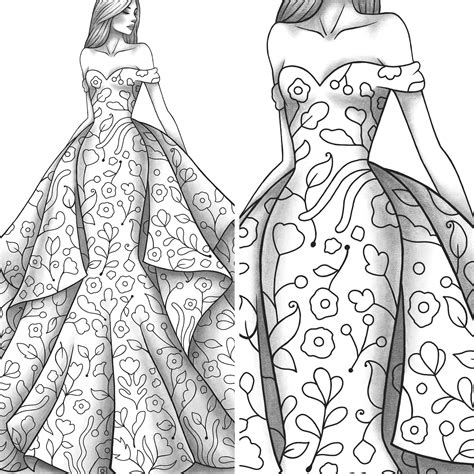 adult coloring page fashion  clothes colouring sheet model  xxx