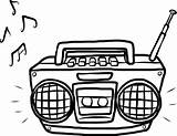 Radio Clipart Dibujo Negro Blanco Outline Cassette Drawing Kids Google Radios Buscar Con Sound Vector Information Clip Player Timeline Evolution sketch template