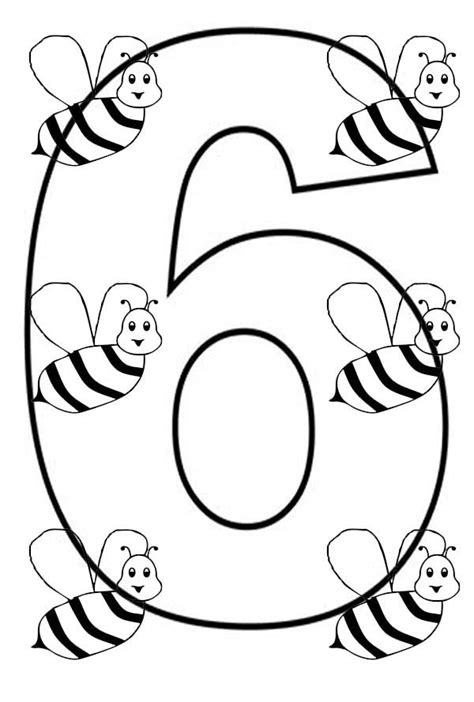 number  coloring pages preschoolers