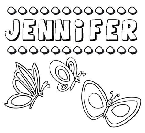 jennifer coloring page