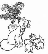 Coloring Aristocats Pages Print sketch template