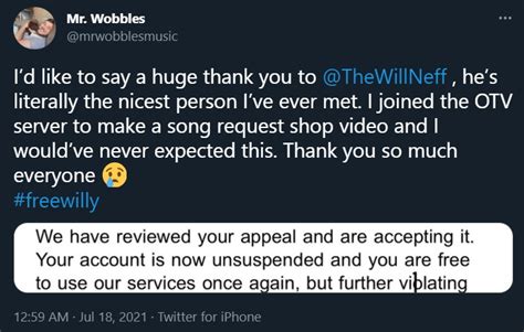 Mr Wobbles Unbanned On Twitch After Three Years Following Apology For