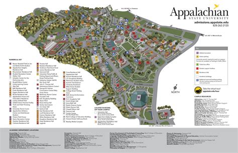 appalachian state university campus map