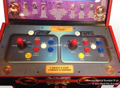 ultimate mortal kombat 3 rent my arcade