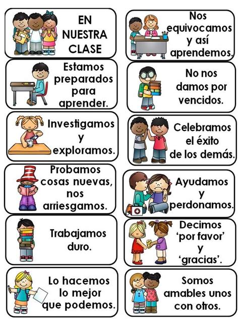 In Our Classroom Classroom Expectations In English And