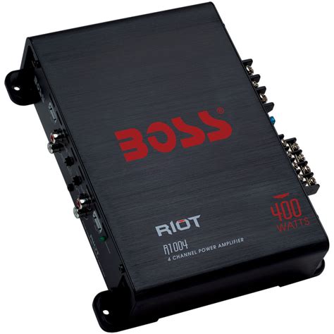 boss  riot  watt  channel car audio amplifier