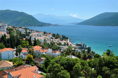 herceg novi montenegro beautiful coastal town   bay  kotor