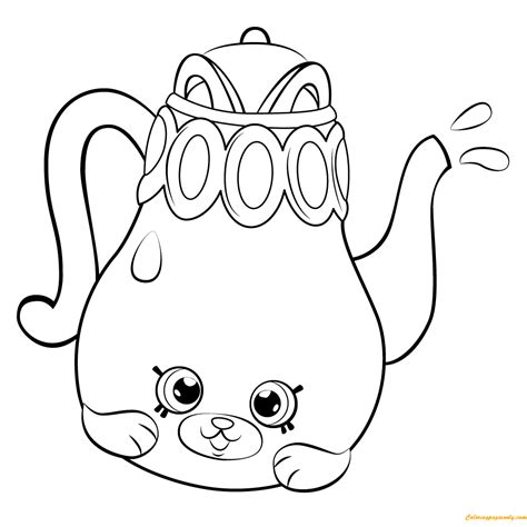 shopkin tery taco coloring pages coloring pages