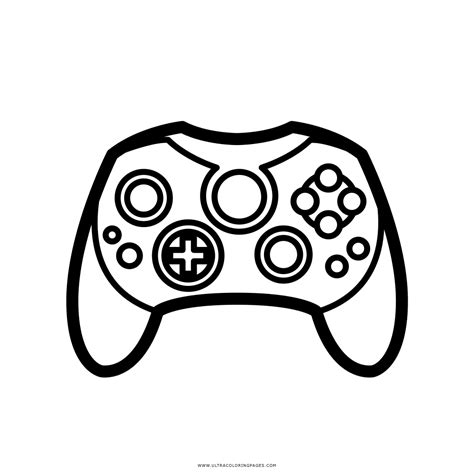 xbox controller coloring pages  getdrawings