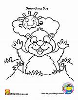 Groundhog Coloring Pages Printable Activities Sheets Color Crafts Kids Prediction Getcolorings Alex Toys Choose Board sketch template