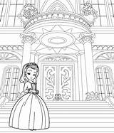 Sofia Coloring First Pages Para Colorir Disney Castelo Printable Desenhos Princesas Colour Princesses Beautiful Drawing Wallpaper Library Clipart Popular Coloringhome sketch template