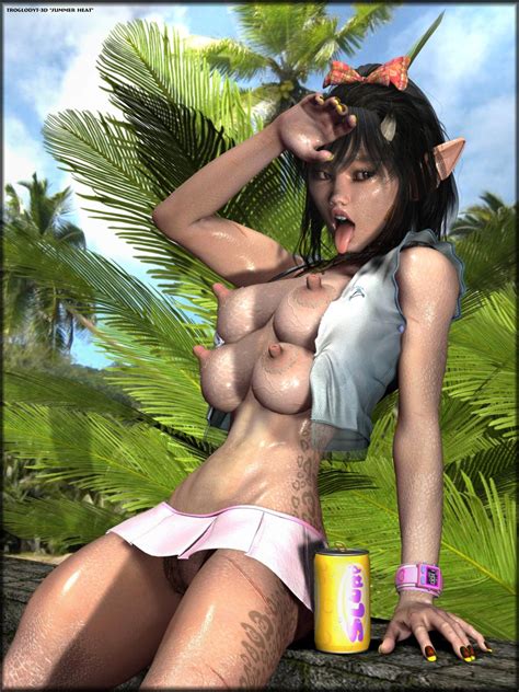 rule 34 3d bovine breasts cattle clothing female horns humanoid