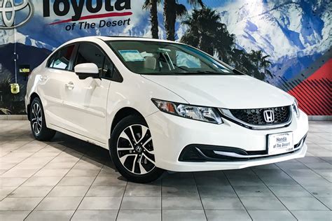 pre owned  honda civic sedan  dr car  cathedral city