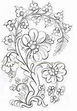 Embroidery Coloring Patterns Pages Designs International Hand Adult Drawing Stress Tumblr Dibujos Ribbon sketch template