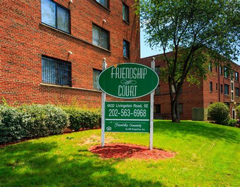 friendship court apartments washington dc apartments  rent