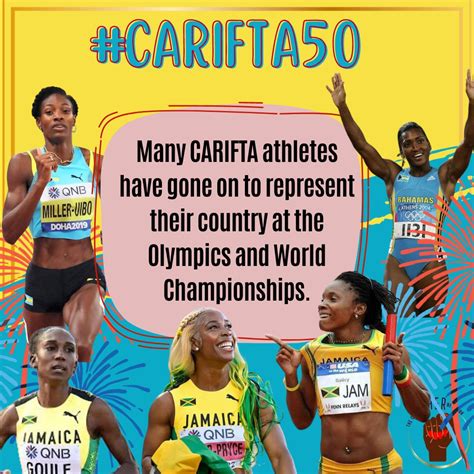 The Commandher Network 🌸 On Twitter Many Carifta Athletes Have Gone