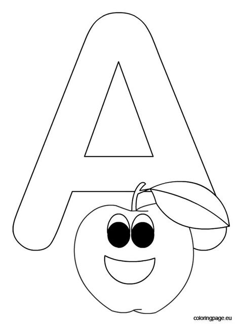 letter  coloring pictures coloring page