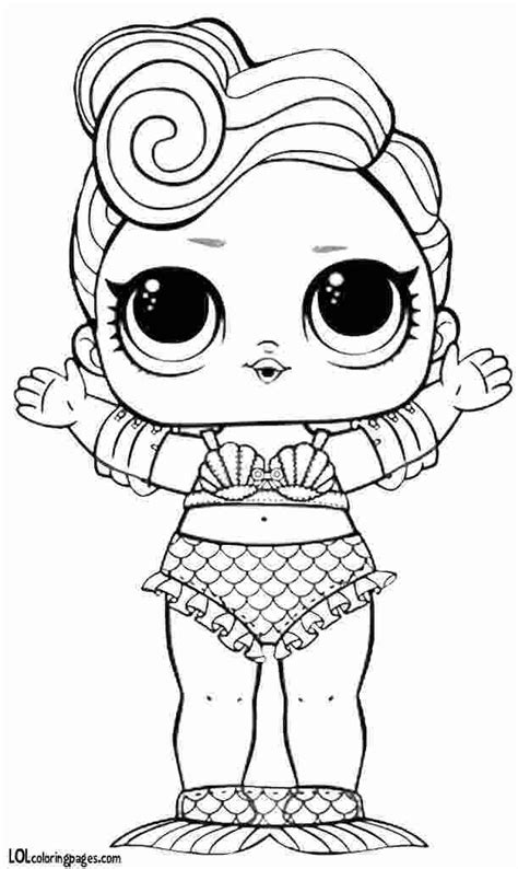 lol coloring pages series  waves series  lol surprise doll coloring