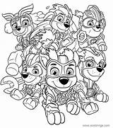 Pups Mighty Coloring Pages Characters Print Printable Xcolorings Noncommercial Individual Only Use sketch template