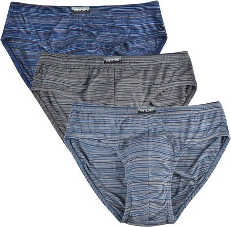 knitlord men s bamboo underwear soft lightweight low rise briefs 3 pack