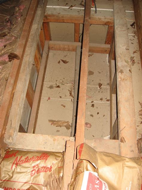 energy conservation   sealing attic floor pits