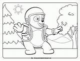 Oso Agent Special Coloring Pages Printable Comments sketch template