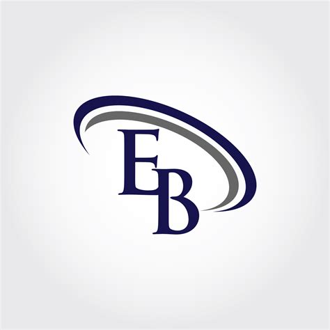 monogram eb logo design  vectorseller thehungryjpeg