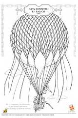 Verne Jules Ballon Semaines Hugolescargot Mers Lieues Sous Montgolfiere Séverine Aubry Enfants Montgolfière Possumus sketch template