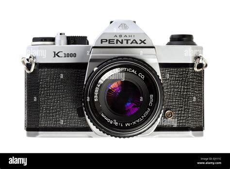vintage late 1970 s asahi pentax k1000 35mm slr film camera with pentax