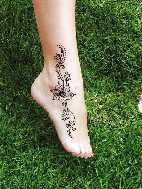 Henna Tattoo Henna Ankle Henna Tattoo Designs Foot Henna