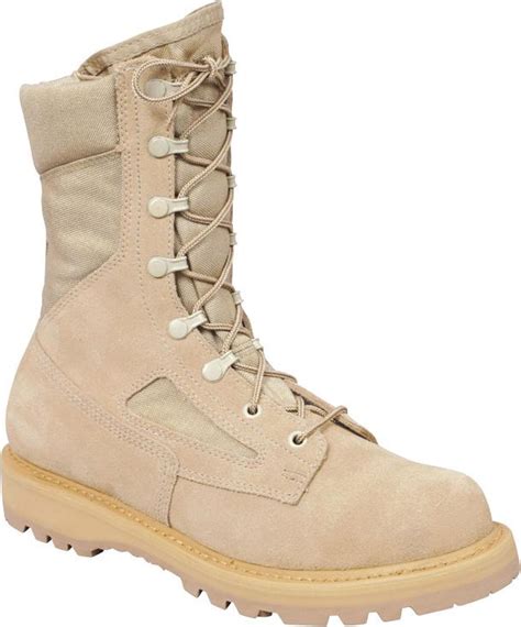 desert tan steel toe military boots rocky style