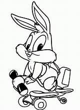Coloring Bugs Bunny Baby Pages Comments sketch template