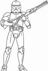Coloring Star Wars Pages Soldiers Soldier Sheets sketch template