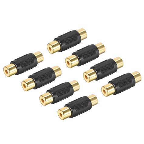 rca female  female connector mono audio video cable adapter coupler