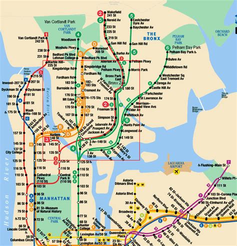 mta subway map bronx time zones map