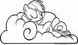 Sleeping Ponyville Colora Stampa Rarity sketch template
