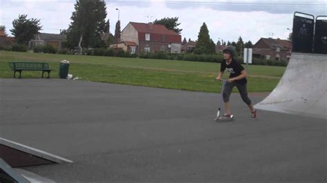 Trotinette Freestyle Skate Park Monchecourt Amateur Youtube